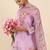 Women Floral Printed Regular Thread Work Linen Kurta with Trousers & With Dupatta