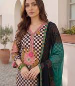 Women Printed Regular Pure Cotton Kurta with Trousers & With Dupatta