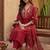 Women Ethnic Motifs Embroidered Regular Kurta with Trousers & With Dupatta