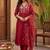 Women Ethnic Motifs Embroidered Regular Kurta with Trousers & With Dupatta