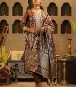 Women Ethnic Motifs Regular Kurta with Trousers & With Dupatta