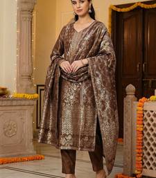 Women Regular Kurta with Trousers & With Dupatta