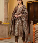Women Regular Kurta with Trousers & With Dupatta