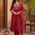 Women Ethnic Motifs Embroidered Regular Kurta with Trousers & With Dupatta