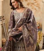 Women Ethnic Motifs Regular Kurta with Trousers & With Dupatta