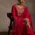 Women Ethnic Motifs Embroidered Regular Thread Work Liva Kurta with Trousers & With Dupatta