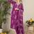Women Floral Printed Regular Sequinned Cotton Kurta with Trousers & Dupatta