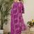 Women Floral Printed Regular Sequinned Cotton Kurta with Trousers & Dupatta