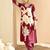 Women Floral Printed Regular Sequinned Kurta with Salwar