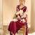 Women Floral Printed Regular Sequinned Kurta with Salwar