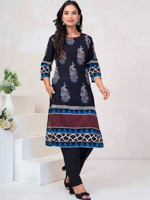 Women Paisley Printed Regular Sequinned Pure Cotton Kurta with Trousers & With Dupatta 7