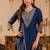 Women Ethnic Motifs Embroidered Regular Thread Work Kurta with Trousers