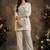 Women Floral Embroidered Regular Thread Work Pure Cotton Kurta with Trousers