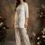Women Floral Embroidered Regular Thread Work Pure Cotton Kurta with Trousers