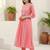 Women Ethnic Motifs Embroidered Panelled Thread Work Pure Cotton Kurta with Trousers