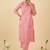 Women Regular Thread Work Pure Cotton Kurta with Trousers