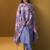 Floral Regular Thread Work Kurta With Trousers & Dupatta