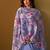 Floral Regular Thread Work Kurta With Trousers & Dupatta
