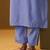 Floral Regular Thread Work Kurta With Trousers & Dupatta