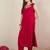 Women Solid Embroidered Kurta with Trousers