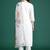 Floral Embroidered Thread Work Kurta With Trousers & Dupatta