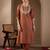 Women Ethnic Motifs Embroidered Regular Liva Kurta with Trousers & With Dupatta