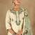 Floral Embroidered U-Neck Straight Kurta With Trousers And Dupatta