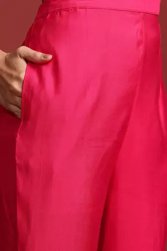 Ethnic Motifs Embroidered Sequinned Kurta With Trousers & Dupatta