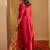 Chevron Embroidered Sequinned Liva A-Line Kurta With Trousers & With Dupatta