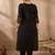 Women Ethnic Motifs Embroidered Pleated Thread Work Pure Cotton Kurta with Trousers