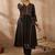 Women Ethnic Motifs Embroidered Pleated Thread Work Pure Cotton Kurta with Trousers