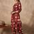 Women Ethnic Motifs Printed Pleated Pure Cotton Kurta with Trousers