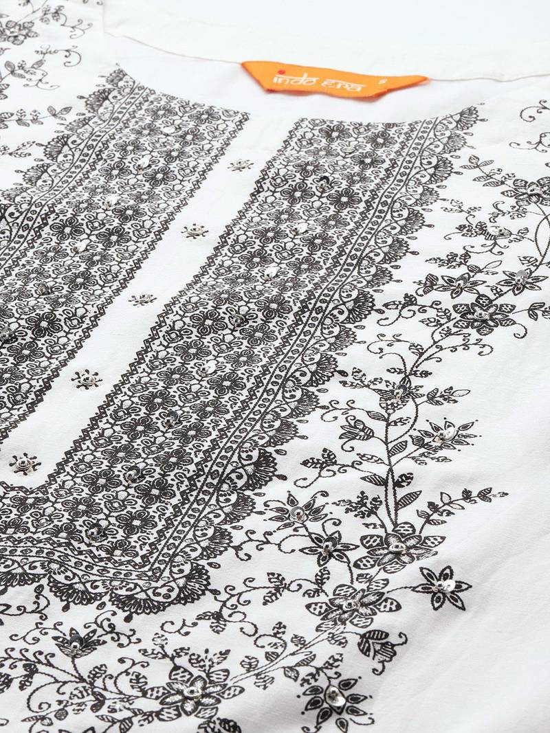 Ethnic Motifs Printed Kurta With Trousers & Dupatta