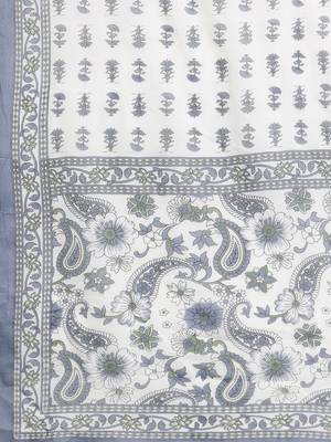 Ethnic Motifs Printed Panelled Pure Cotton Kurta with Trousers & Dupatta 4