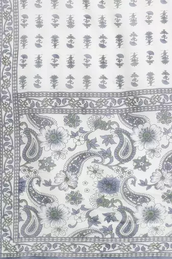 Ethnic Motifs Printed Panelled Pure Cotton Kurta with Trousers & Dupatta