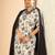 Floral Printed Embellished Pure Cotton Straight Kurta with Trouser And Dupatta
