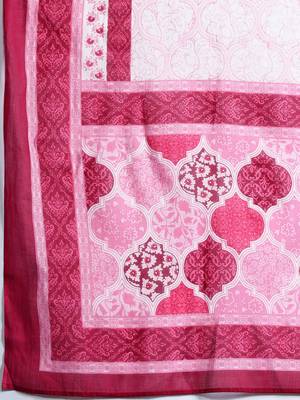 Ethnic Motifs Printed Empire Mirror Work Pure Cotton Kurta Set 5