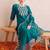 Women Floral Yoke Design Regular Gotta Patti Kurta with Trousers & With Dupatta