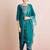 Women Floral Yoke Design Regular Gotta Patti Kurta with Trousers & With Dupatta