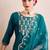 Women Floral Yoke Design Regular Gotta Patti Kurta with Trousers & With Dupatta