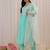 Floral Embroidered Regular Aari Work Kurta with Trousers & With Dupatta