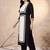 Women Colourblocked Regular Chanderi Silk Kurta with Trousers