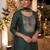 Women Embroidered Regular Chanderi Silk Kurta with Trousers & With Dupatta