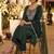Women Embroidered Regular Chanderi Silk Kurta with Trousers & With Dupatta