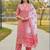 Women Floral Printed Empire Pure Cotton Kurta with Trousers & With Dupatta
