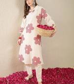 Women Printed Regular Pure Cotton Kurta with Trousers