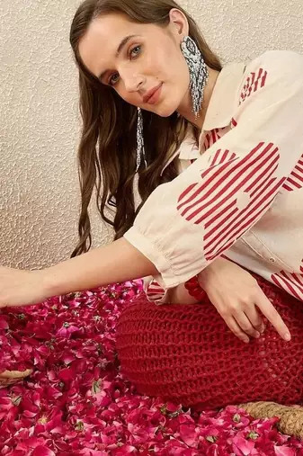 Women Printed Regular Pure Cotton Kurta with Trousers