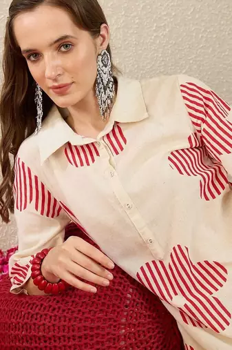 Women Printed Regular Pure Cotton Kurta with Trousers