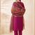 Women Regular Thread Work Kurta with Trousers & With Dupatta