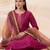 Women Regular Thread Work Kurta with Trousers & With Dupatta